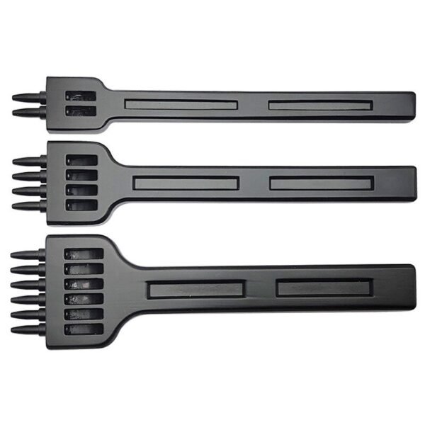 Kit de Ferramentas para couro Cinzel 4mm com furação redonda premium