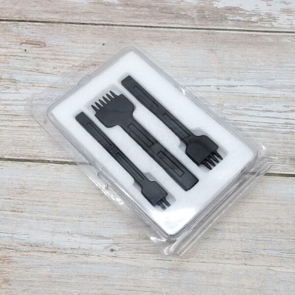 Kit de Ferramentas para couro Cinzel 4mm com furação redonda premium