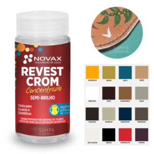 Tinta Revest Crom para Couros e Sintéticos Novax